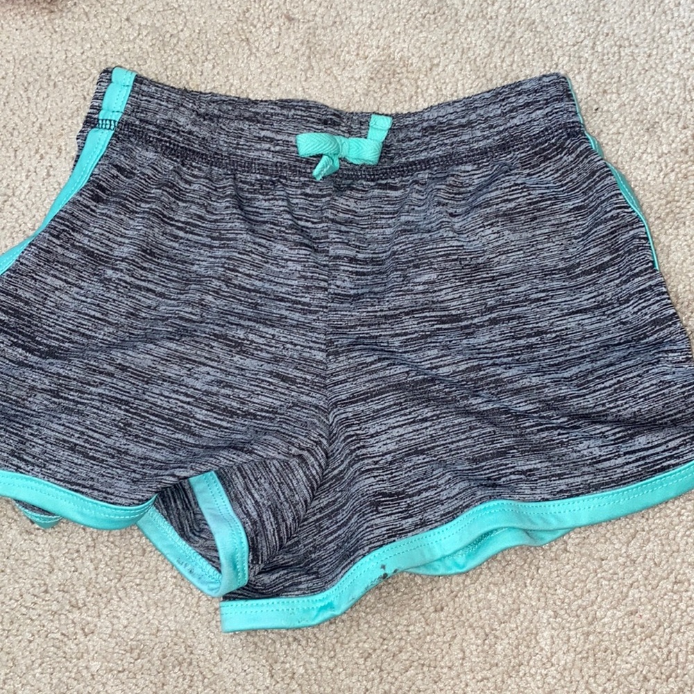 Grey shorts, kids medium